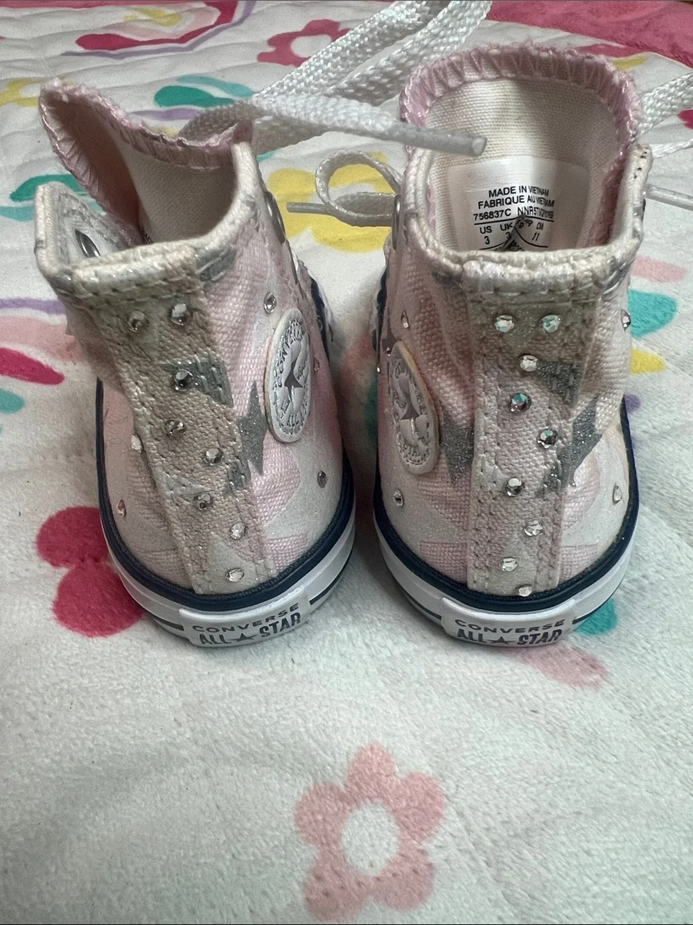 Converse Kids' Pink Star High-Top Sneakers